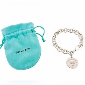 “TIFFANY & CO.” BRACELET 925 STERLING SILVER LINK  AUTHENTIC